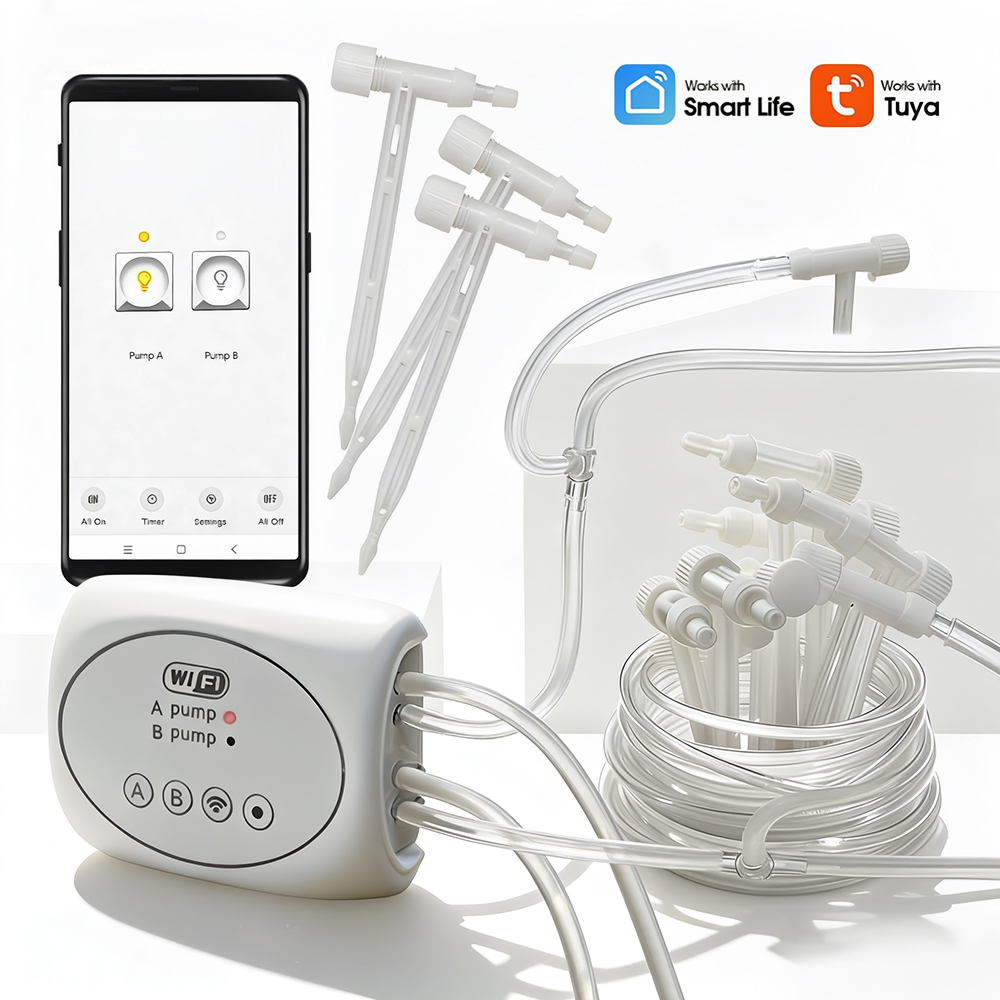 Timer Dual Outlet - Ev Bahçesi için Wifi Zamanlayıcılı Çift