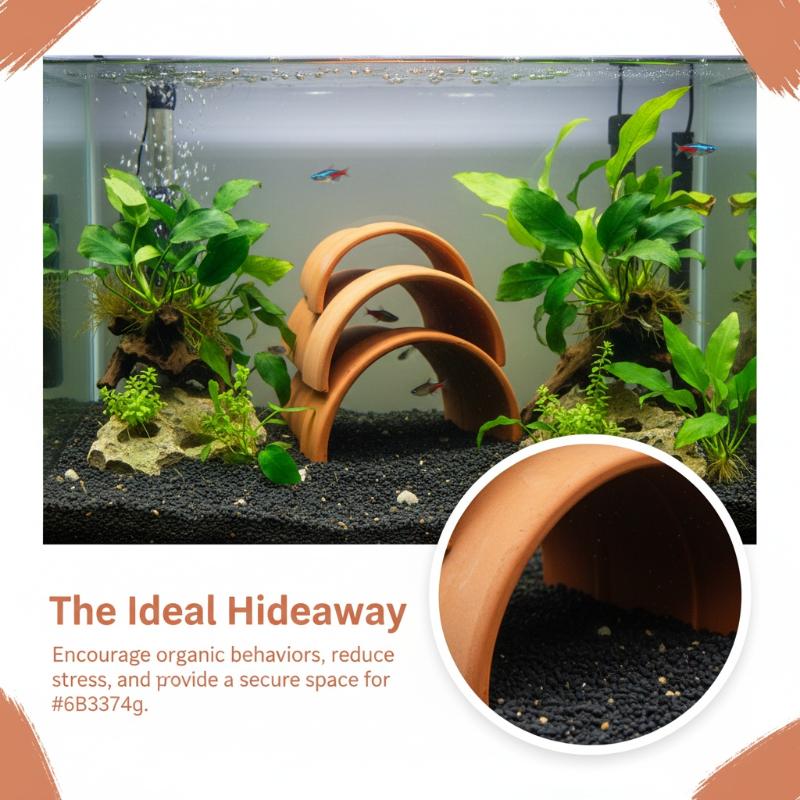 Hide Cave Ceramic - Seramik Balık Yumurtlama Mağarası Nefes Alabilen