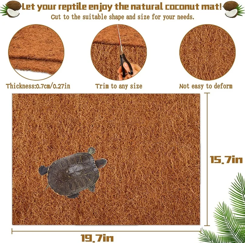 Sürüngen Halı Doğal Hindistan  - Substrate Coconut Fiber incelemesi ve fiyatı