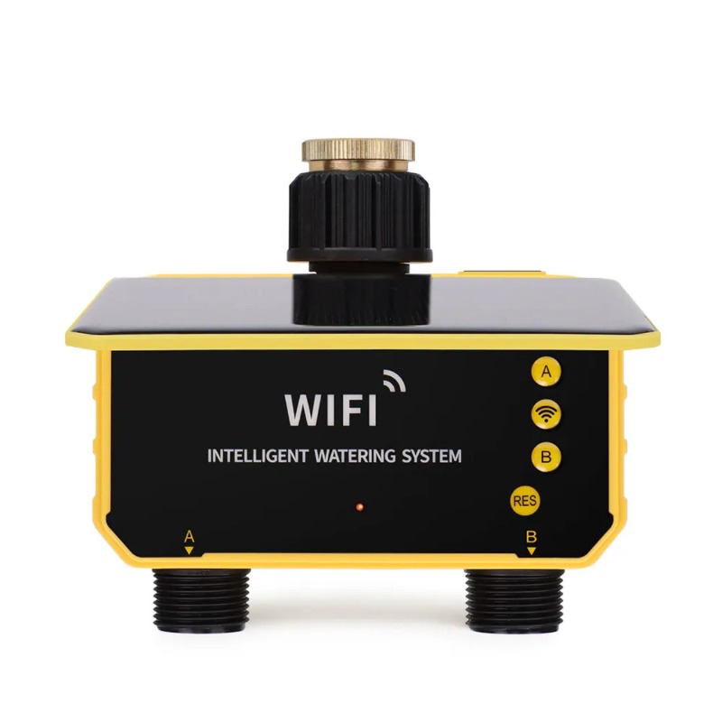 WiFi Güneş Enerjili Su Vanası  - Timer Dual Outlet incelemesi ve fiyatı