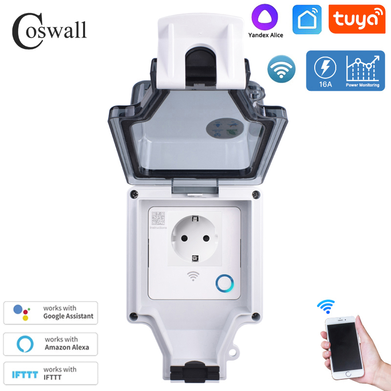 Coswall Tuya Wifi Yandex Alice - Timer Dual Outlet incelemesi ve fiyatı